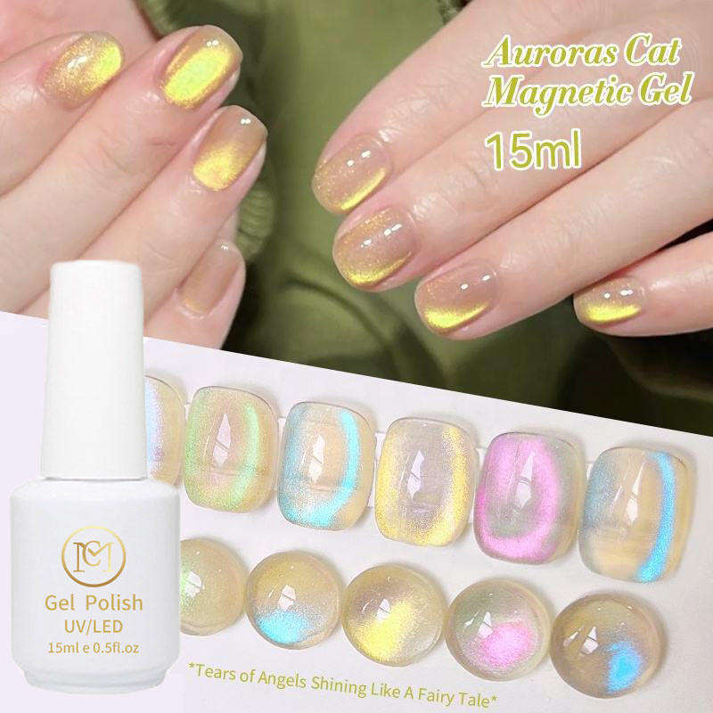 Magnetic Cat Eye Gel Polish Holographic Shine