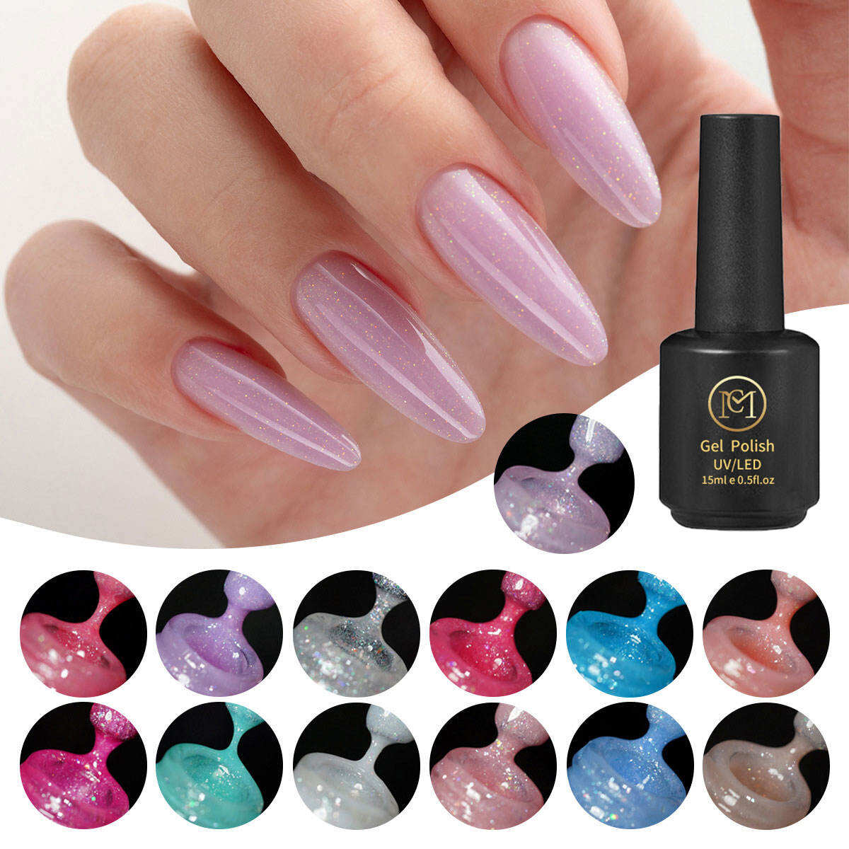 UV Curable Builder Gel Easy Shape Sculpting