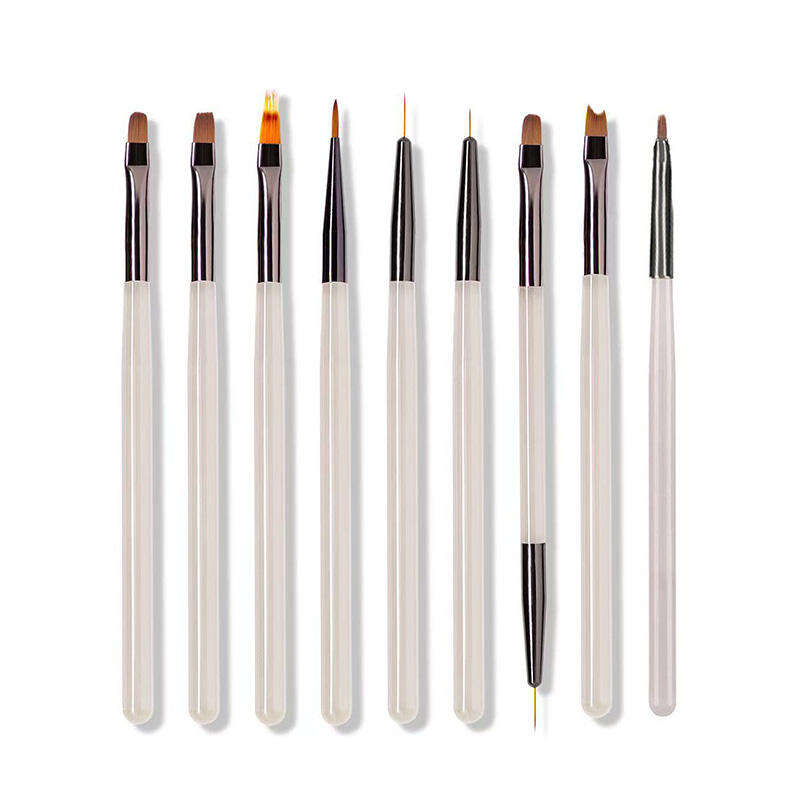 Pensulă pentru Artă Unghii cu Lac Gel pentru Design
