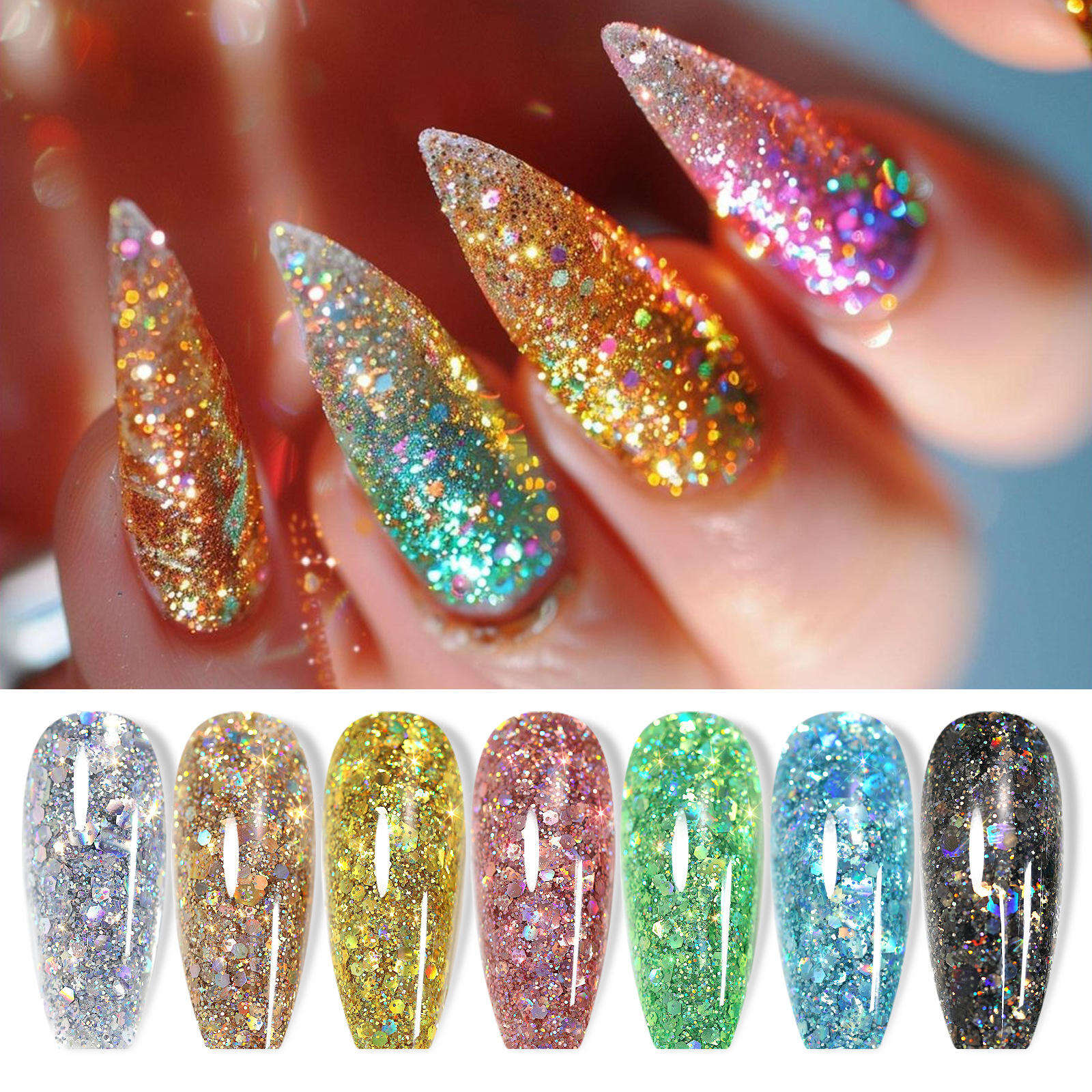 Luxury Platinum Gel for Dazzling Nail Art