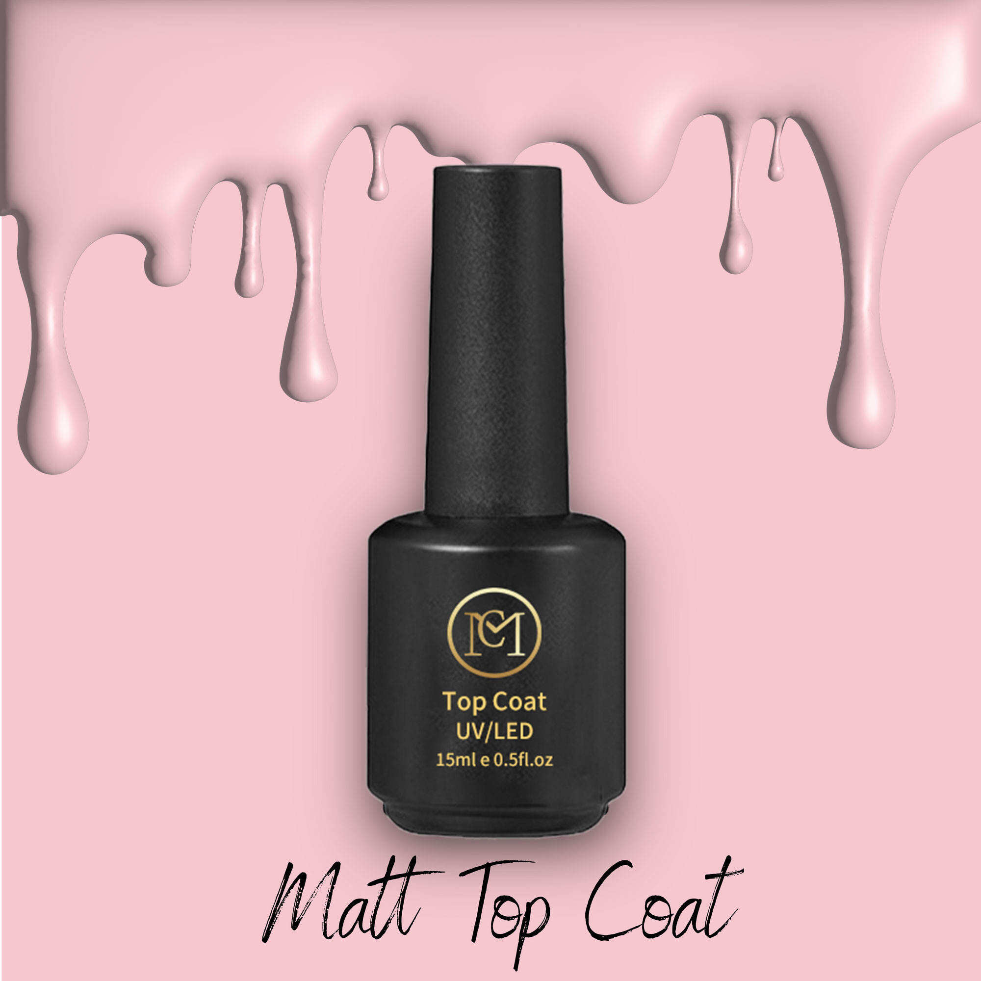 strat superior de gel UV, 8 ml, cu finisaj mat