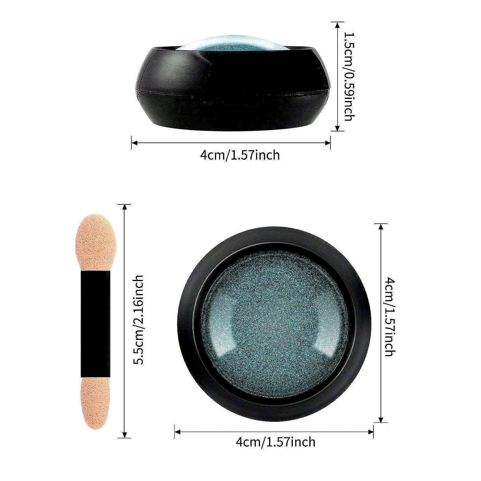 Pudră Holografică Chrome cu Efect de Oglinză pentru Artă Unghii