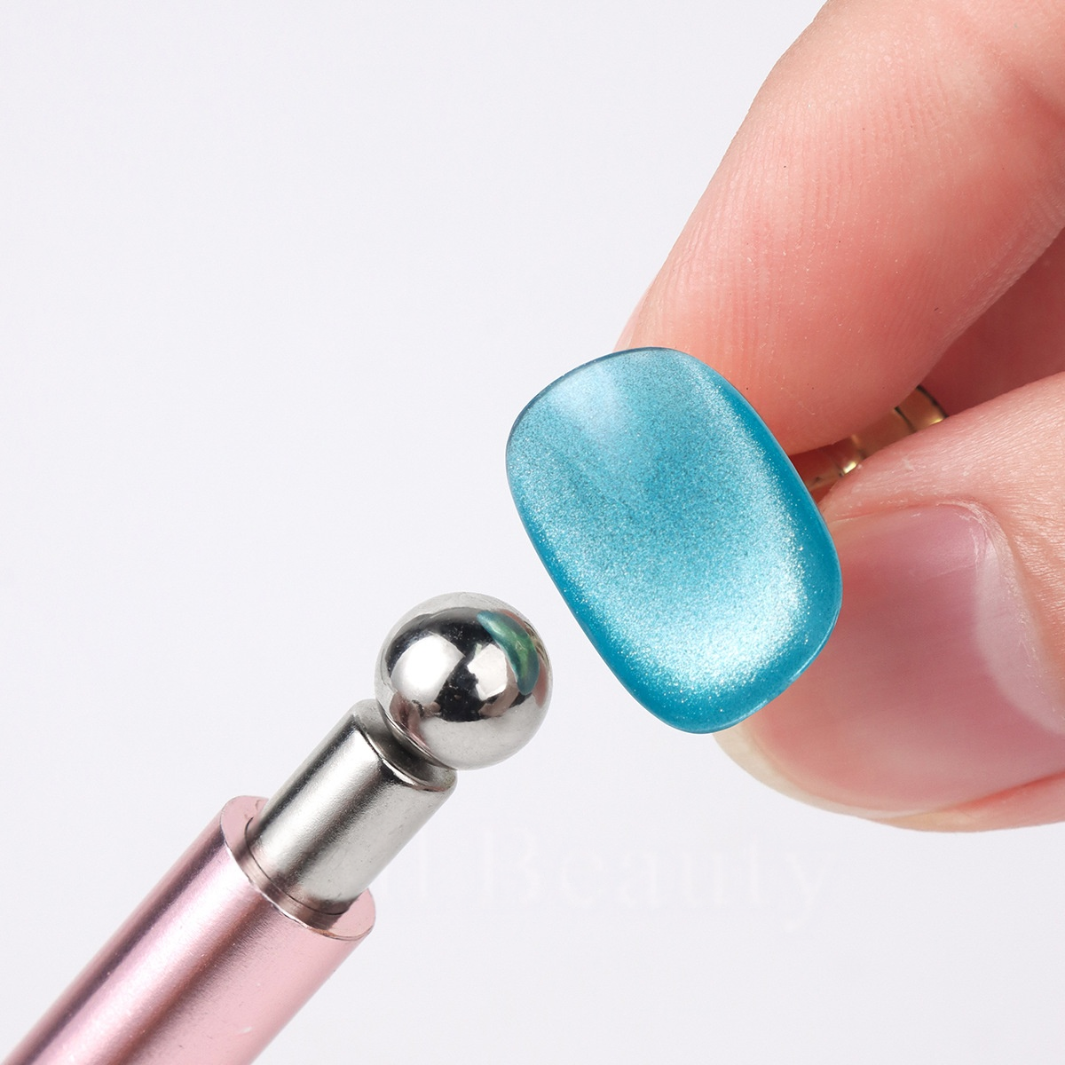 Unealtă pentru Artă Unghii Duală cu Magnet în Formă de Ochil de Pisică