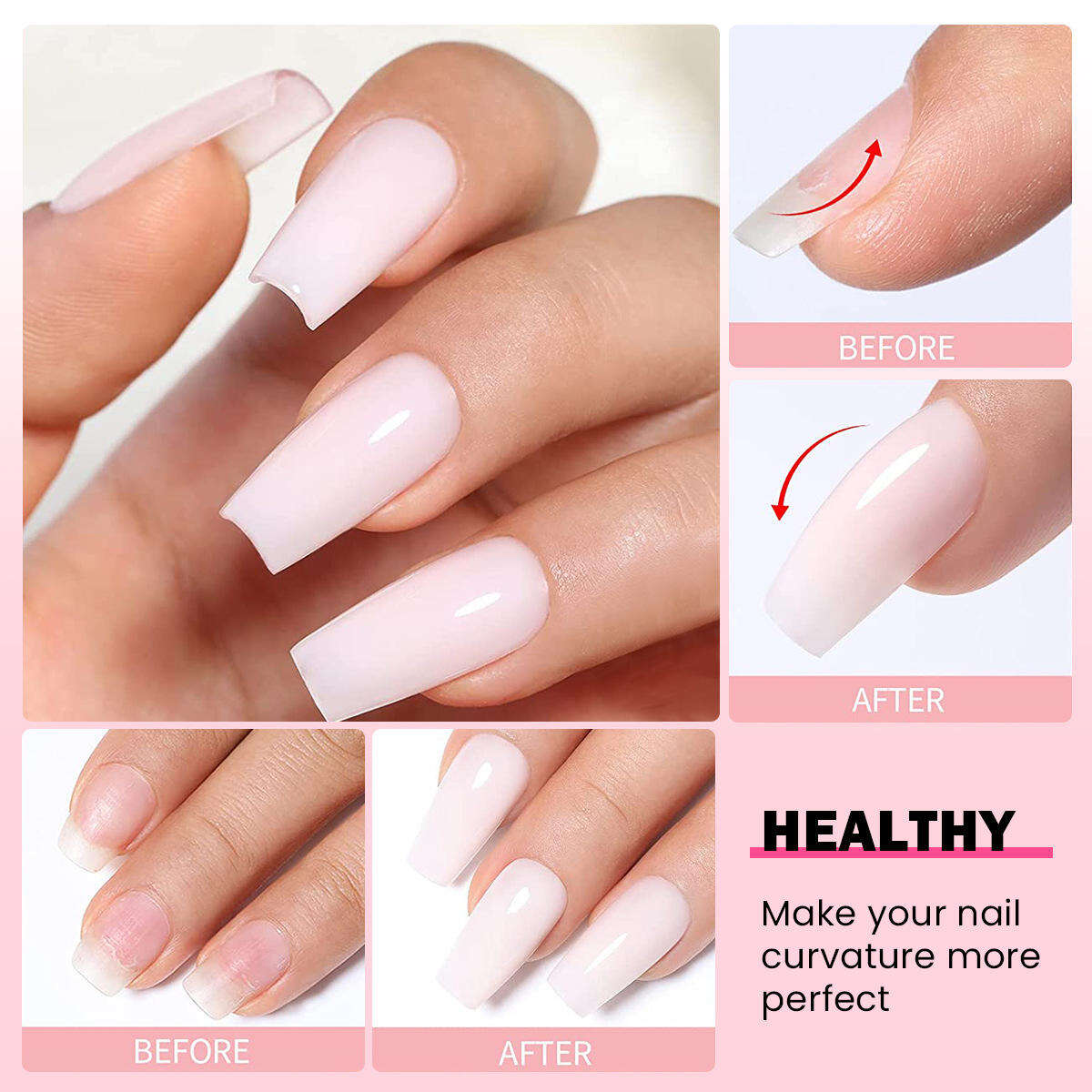 UV Curable Builder Gel Easy Shape Sculpting