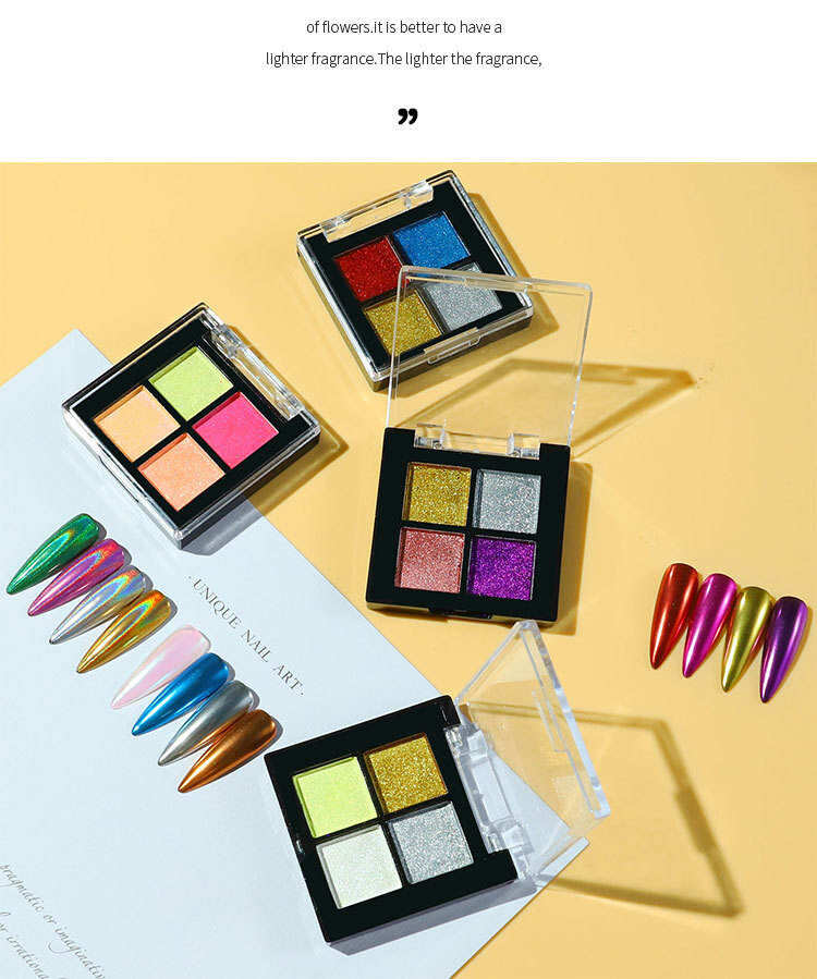 Pudră Chrome cu Efect de Oglinză pentru Unghii DIY