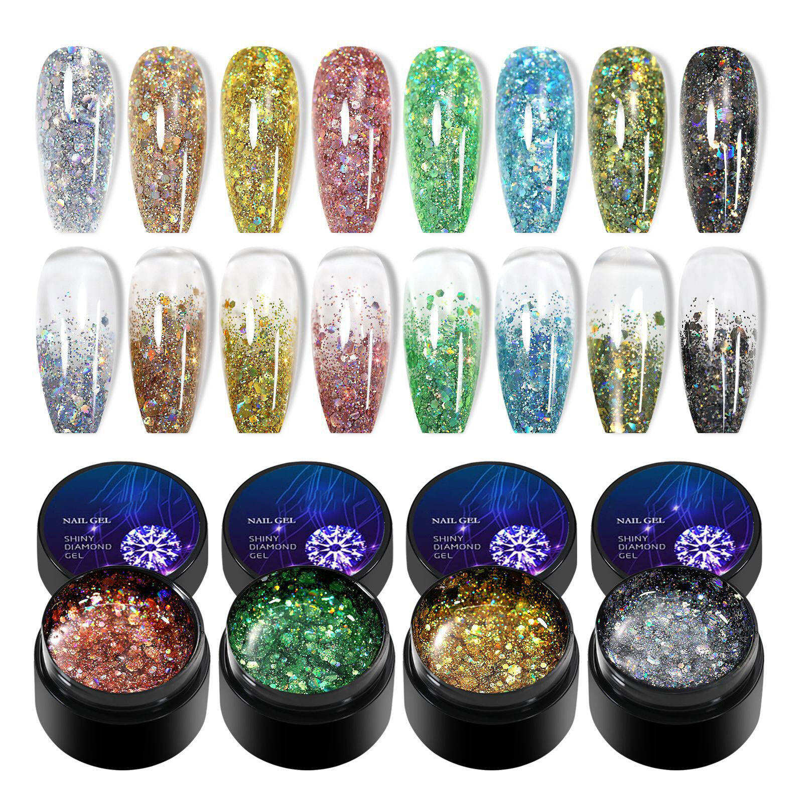 Luxury Platinum Gel for Dazzling Nail Art