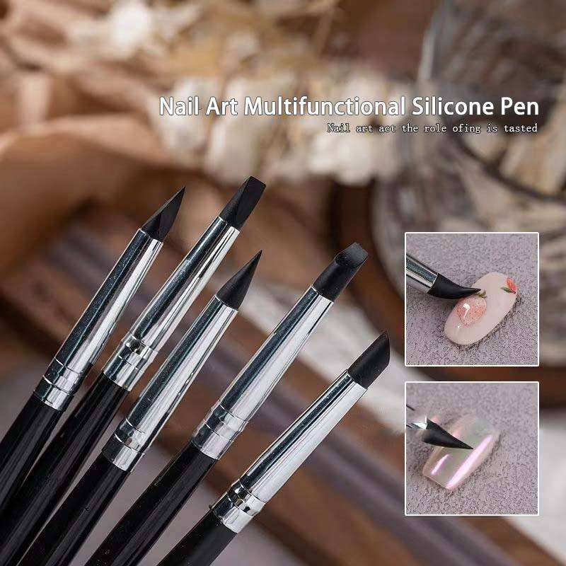 Pensulă pentru Artă Unghii cu Lac Gel pentru Design