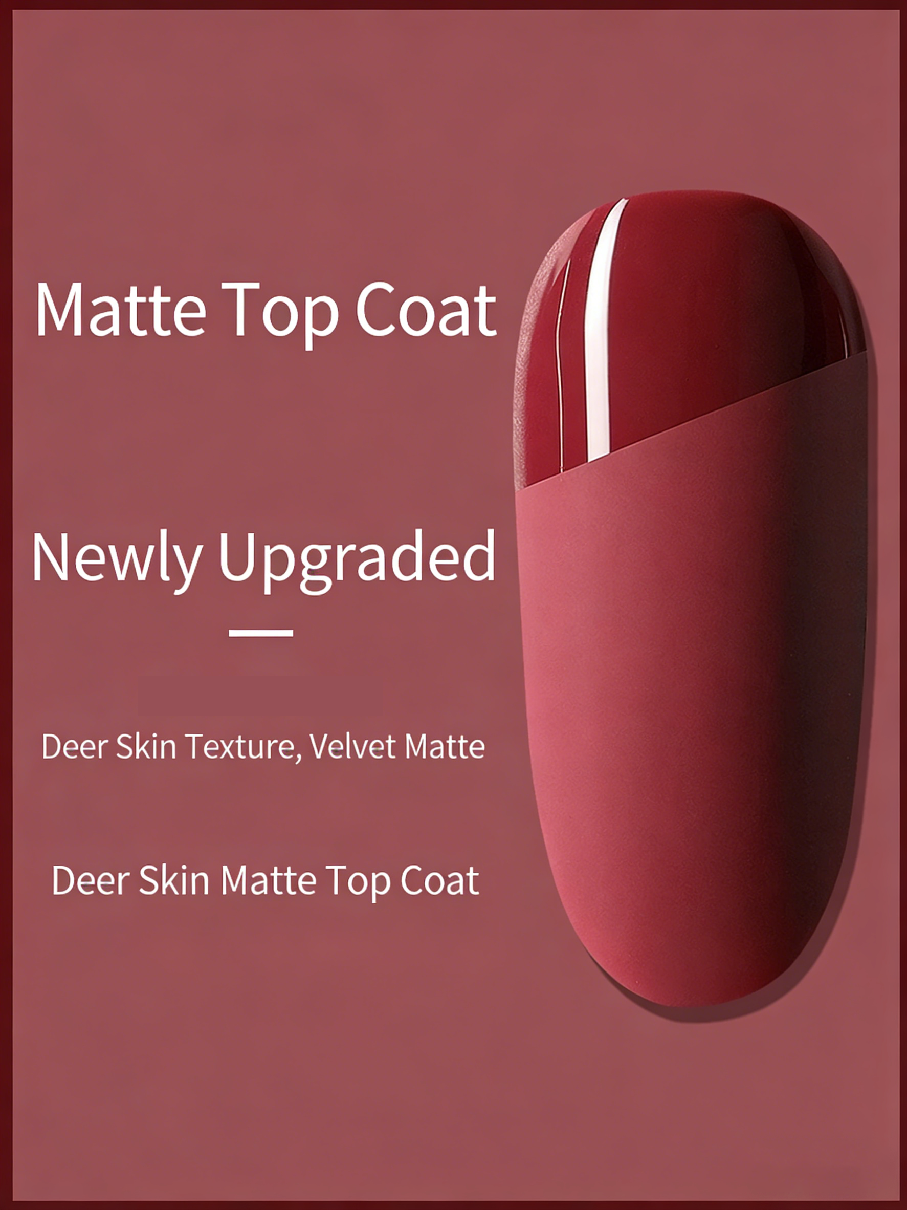 Unmatched Quality and Performance of Top Coat Gel Matte