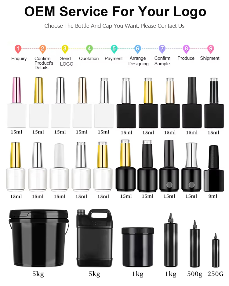 Luxury Platinum Gel for Dazzling Nail Art manufacture