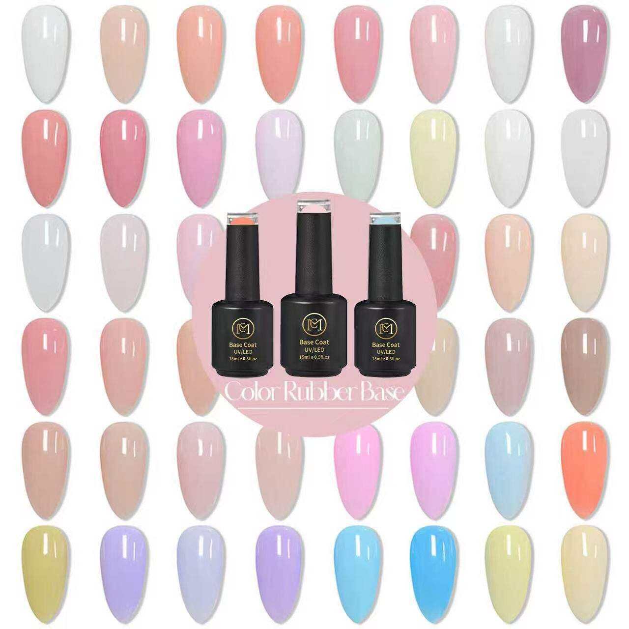 Bază de gel protector pentru unghii, aplicare ușoară