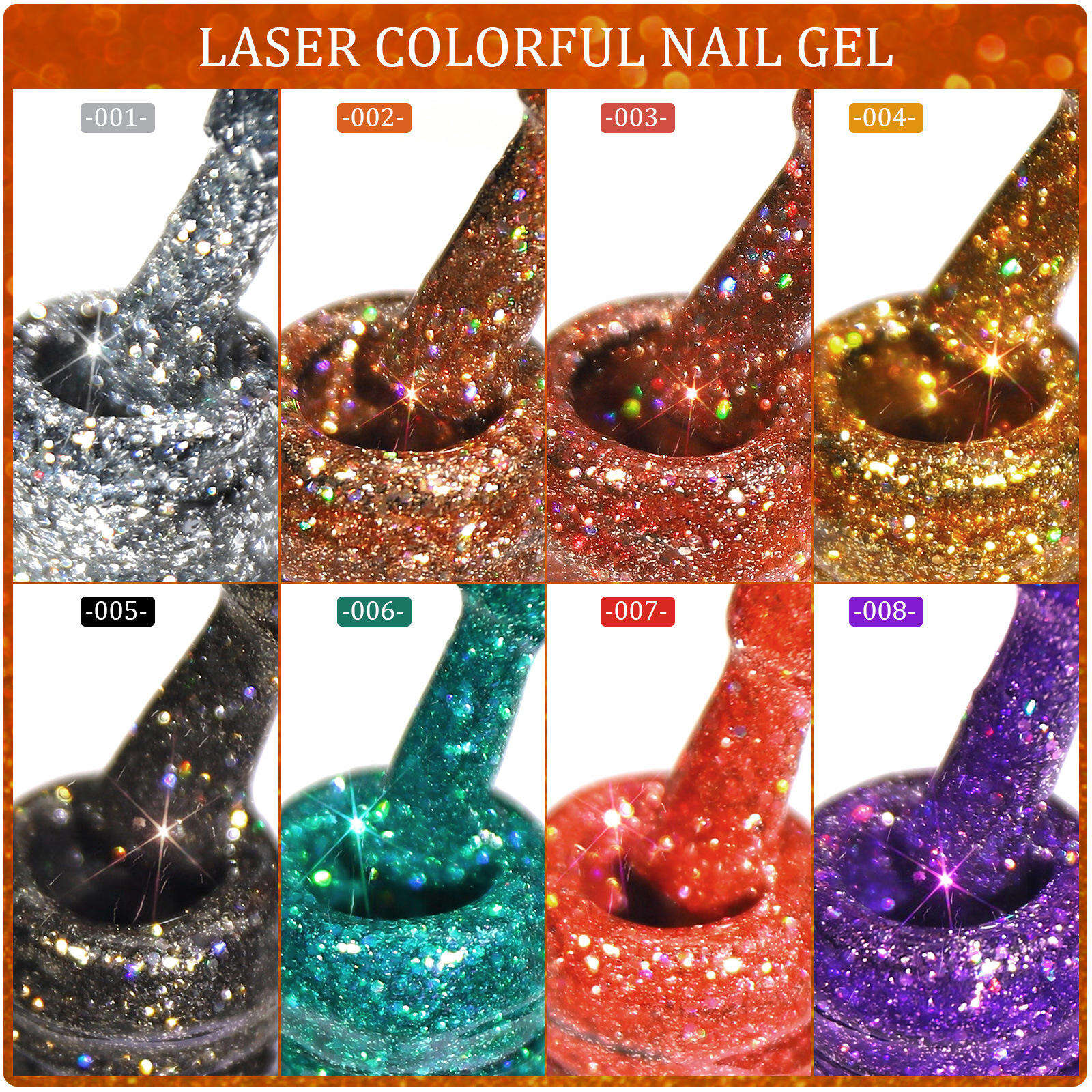 Long-Lasting Glitter Gel