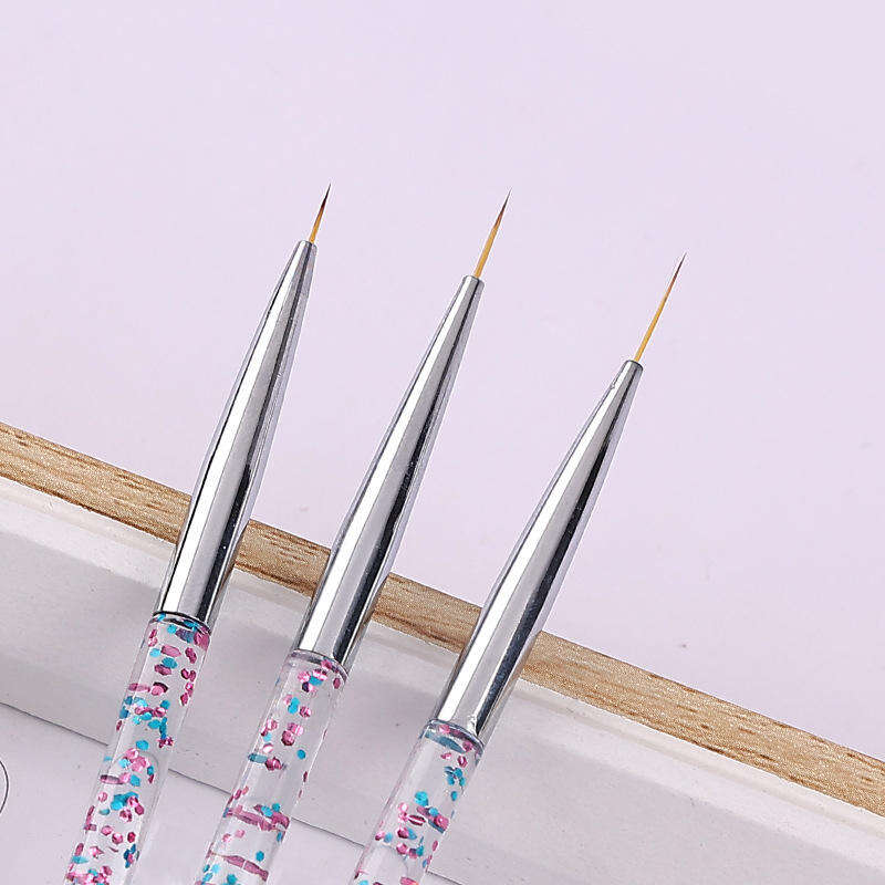 Pensulă pentru Artă Unghii cu Lac Gel pentru Design