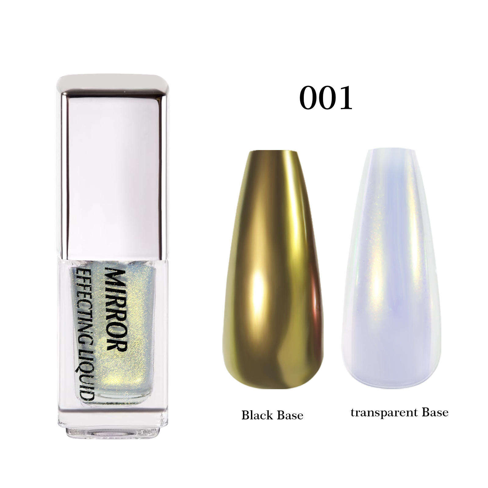 Metallic Mirror Chrome Powder DIY Manicure