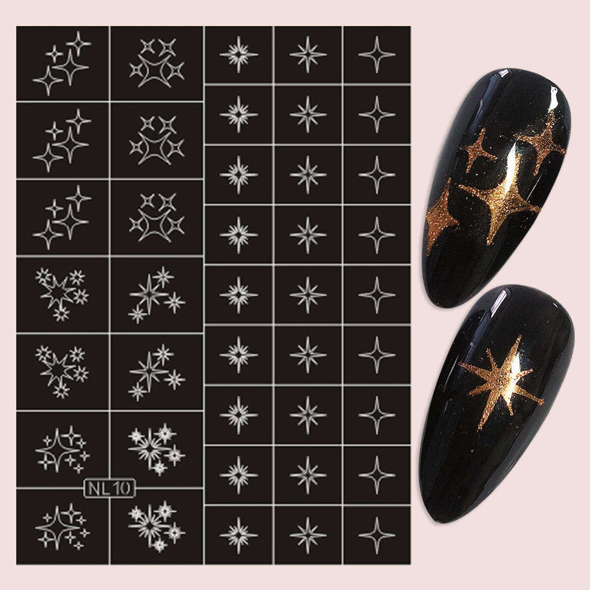 Autoadezive Modelate pentru Manichiură Rapidă