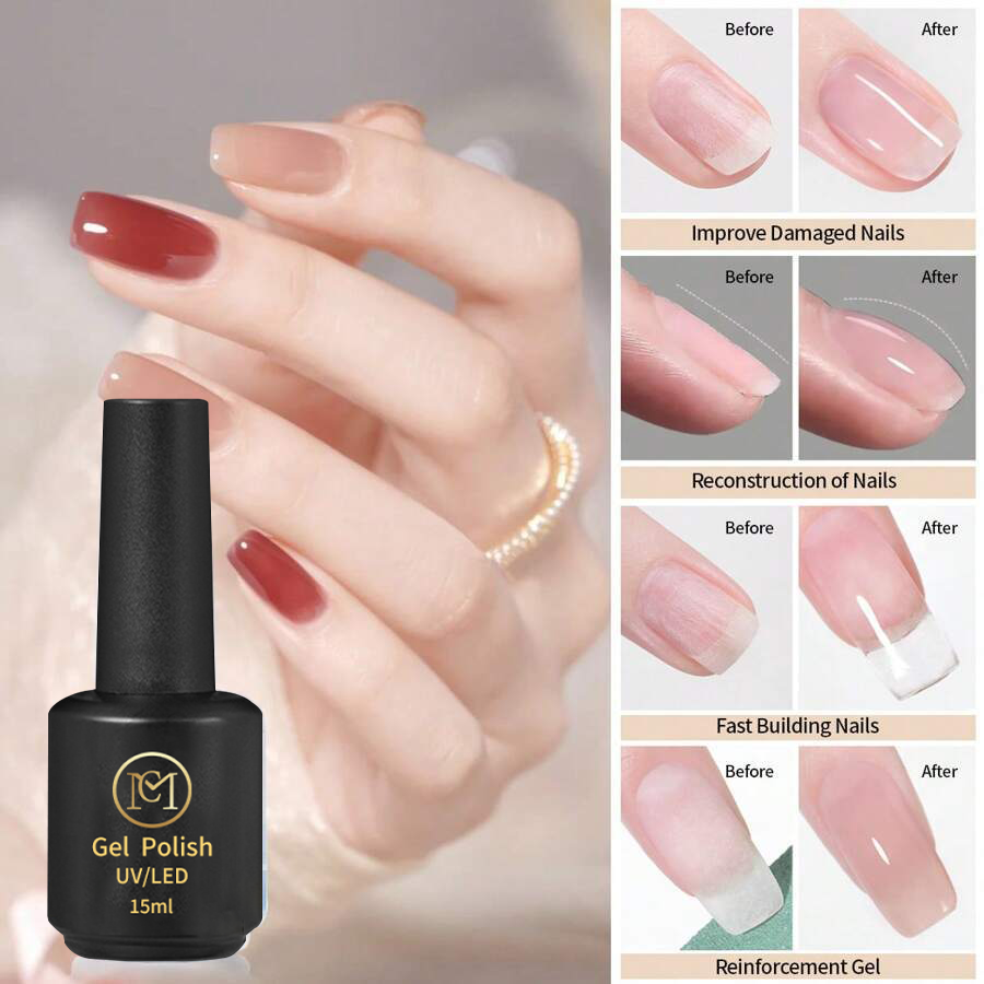 Bază de gel pentru unghii cu durată lungă de purtare, curabil UV