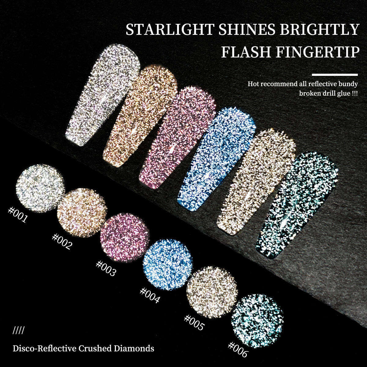 Platinum Chrome Gel Nail Art Essentials