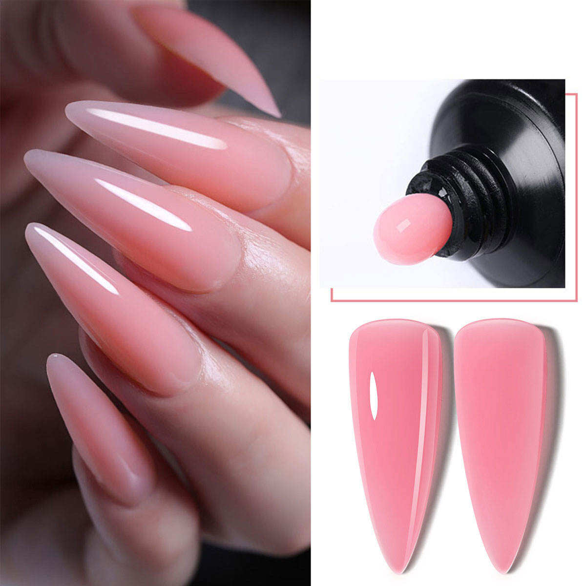 Gel de Prelungire Rezistent la Crape, cu Adeziv de Calitate Salonal