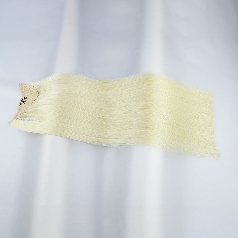 Custom Private Label Real Hair Pony Tails Hair Extensions