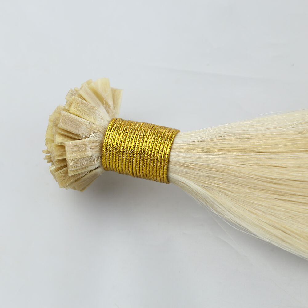 Custom Private Label 100% Virgin Flat Tip Hair Extensions  - Ideal for Hair Salon
