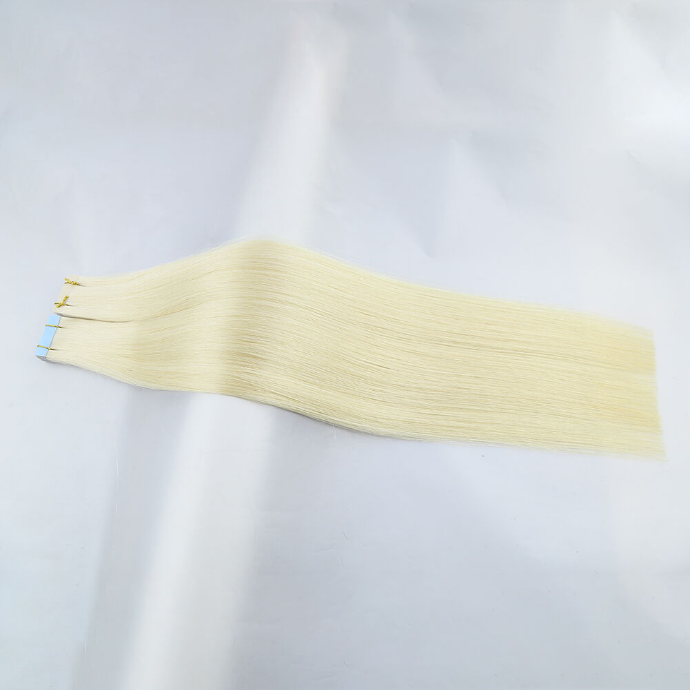 100% Virgin Human Hair #1001 22 Inch Tape In Extensions Wholesale