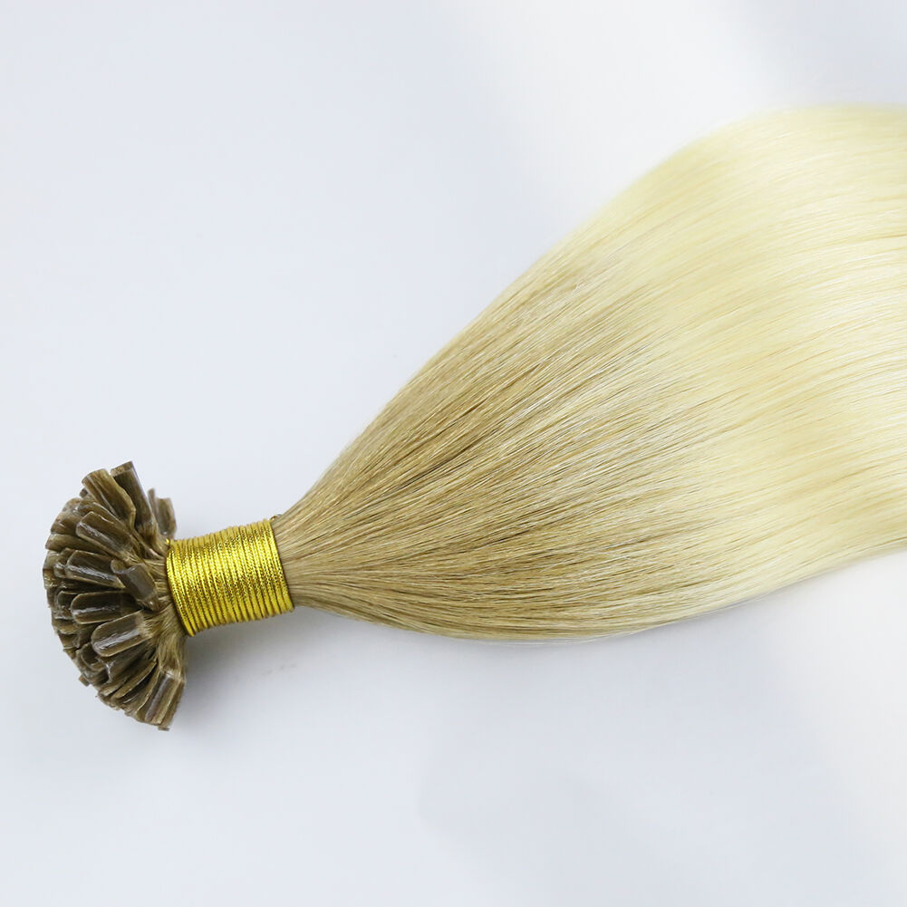Wholesale Nail Hair T#6-60 40% Inch Keratin U Tip Fusion Extensions