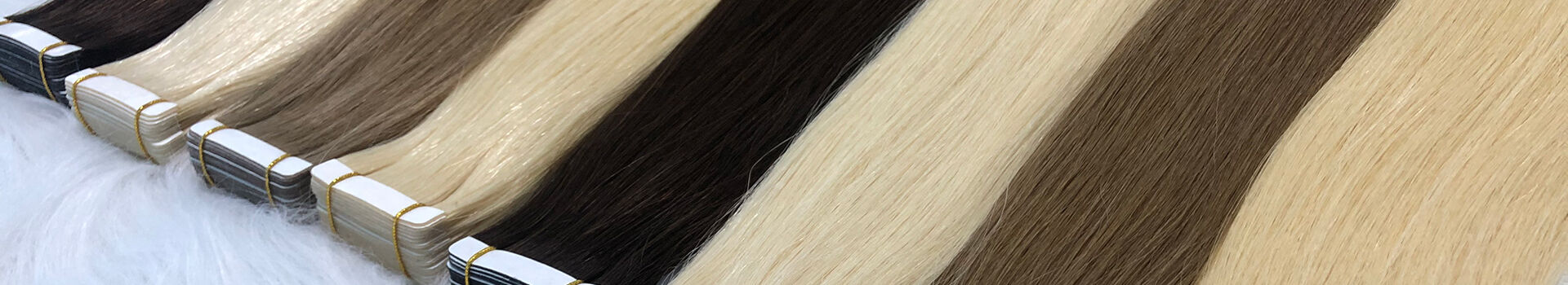 Tape in extensions, hand-tied weft hair extensions factory - Kallyhair