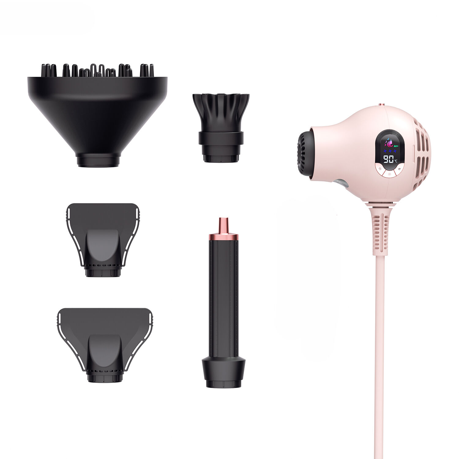Uscător de păr cu stilizare multiplă magnetic MK-6189