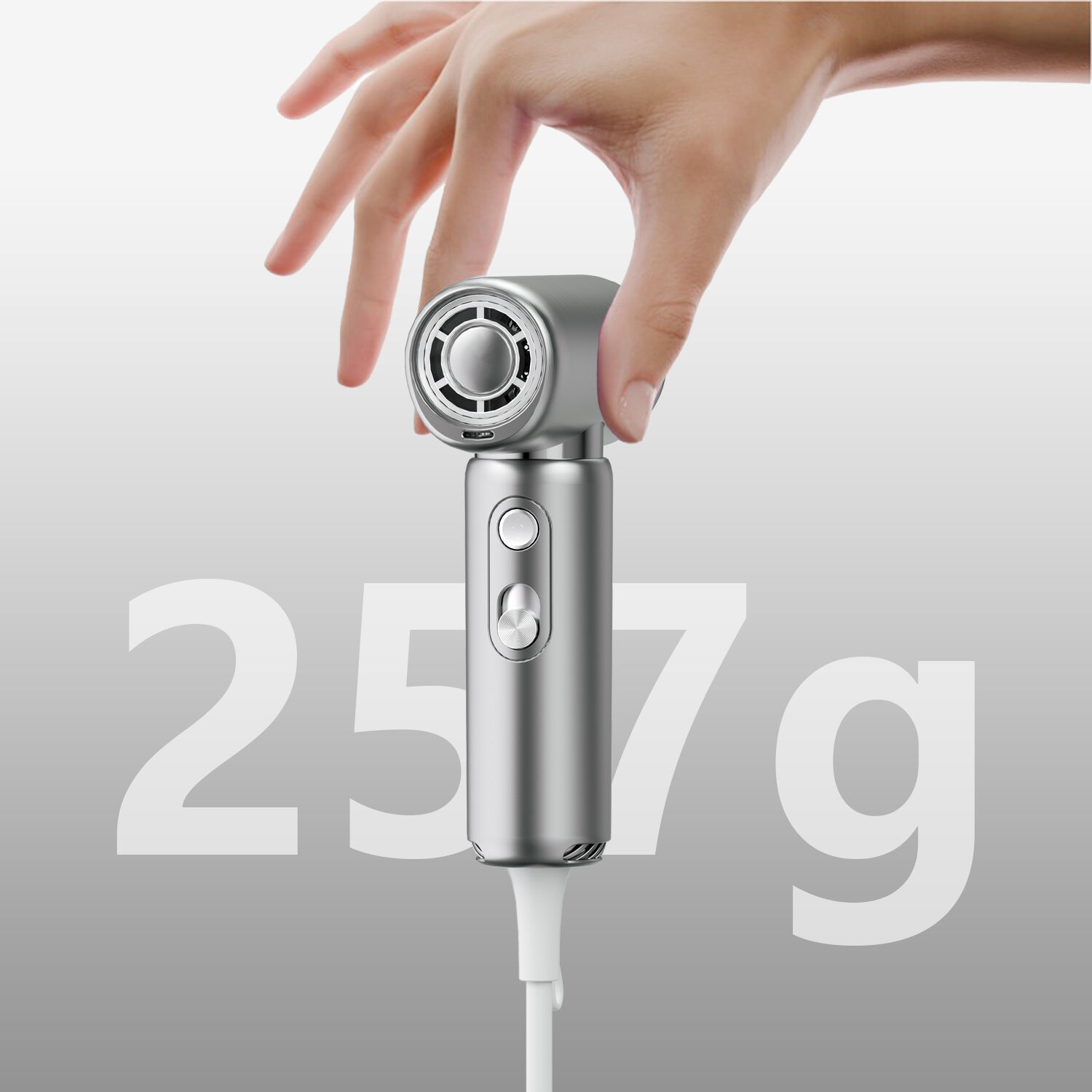 Private Model Small High Speed Hair Dryer ≥5 Million/m³ Plasma 4 Heat Settings Lightweight Mini Hair Blow Dryer