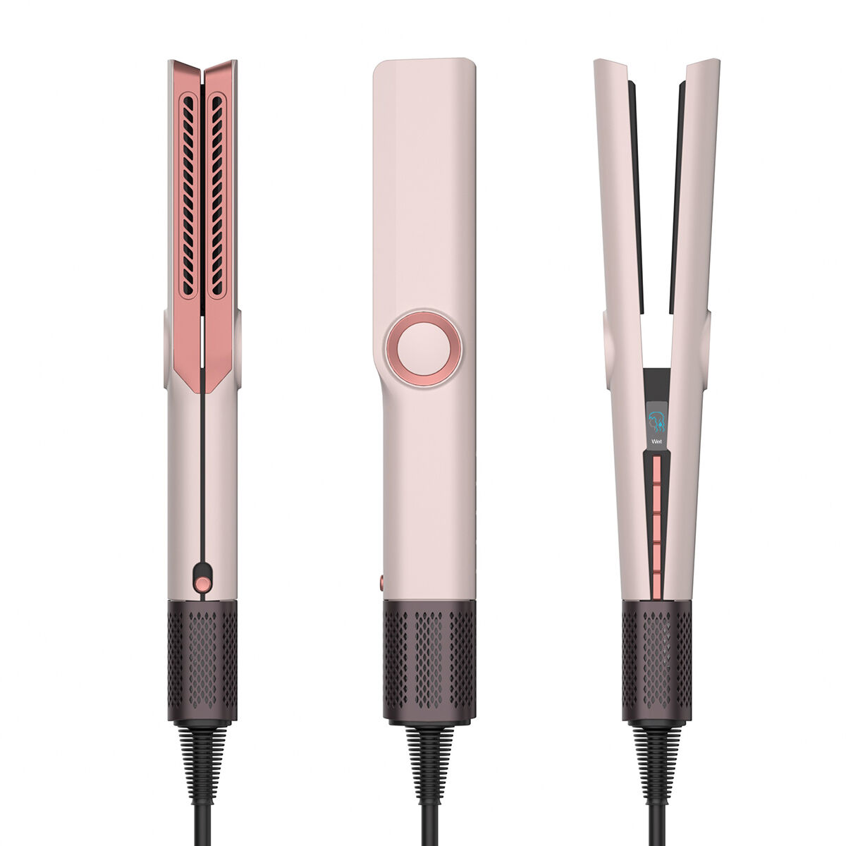 3 in 1 Air Hair Styling Tools Negative Ionic Hair Blow Dryer Brush One Step 1500W Hair Dryer Straightener