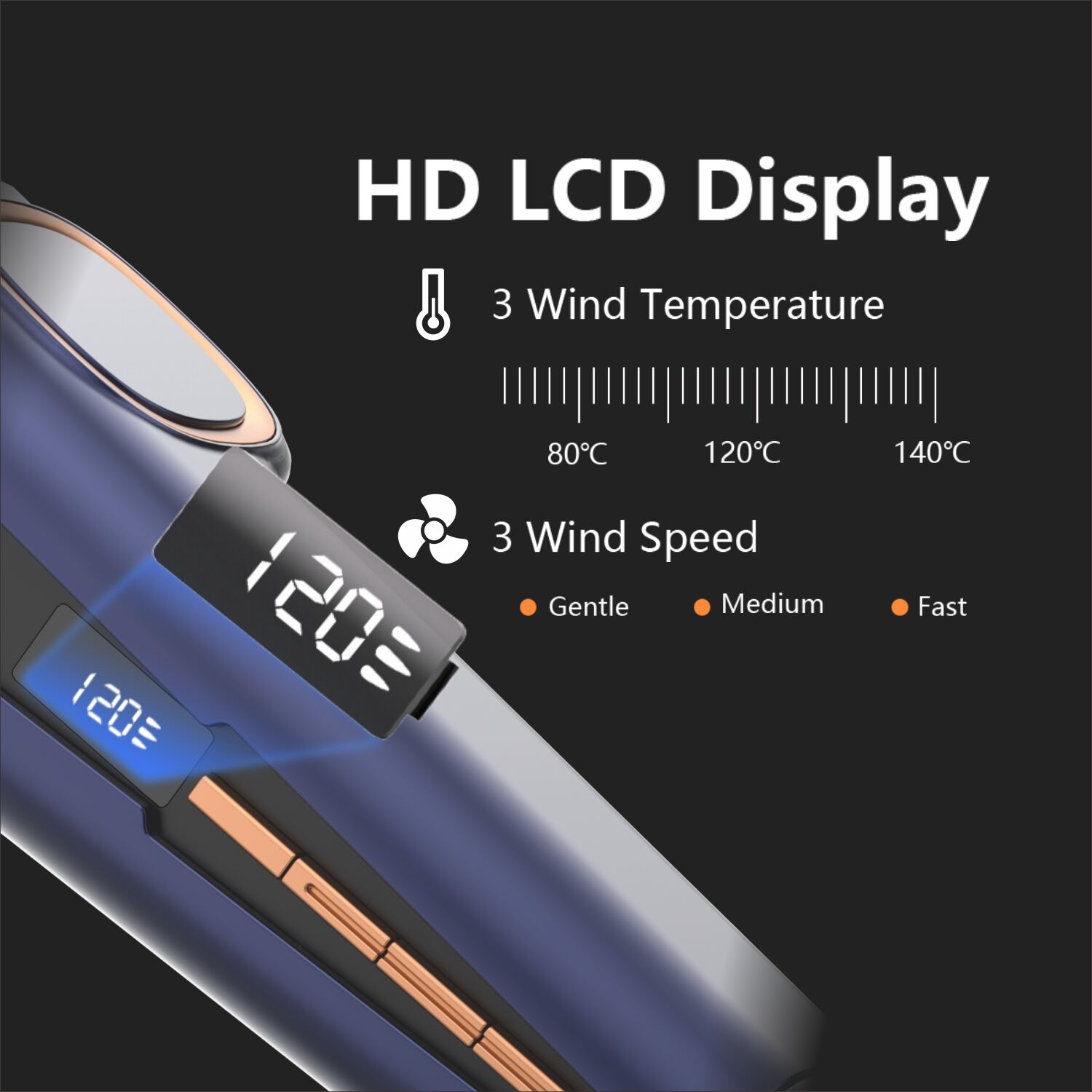 تحكم دقيق في درجة الحرارة للتصفيف حسب الطلب