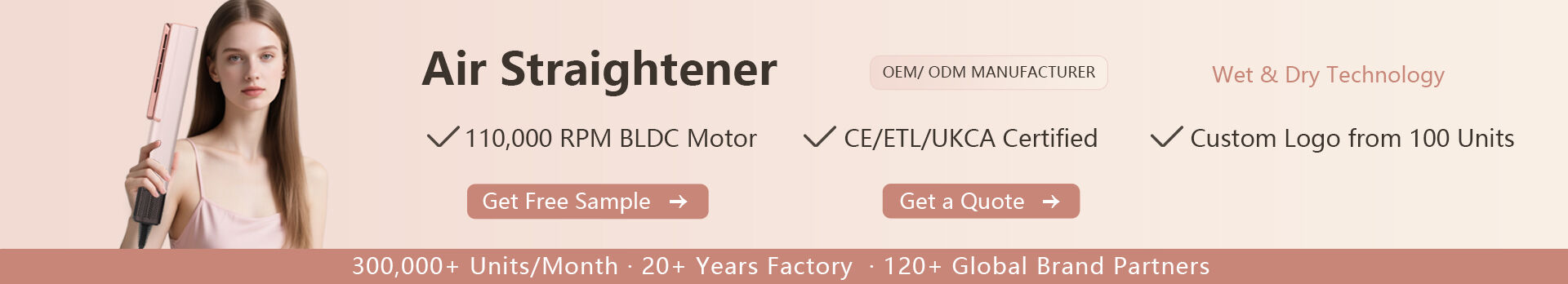 3 in 1 air hair styling tools negative ionic air straightener one step 1500w hair dryer straightener-0