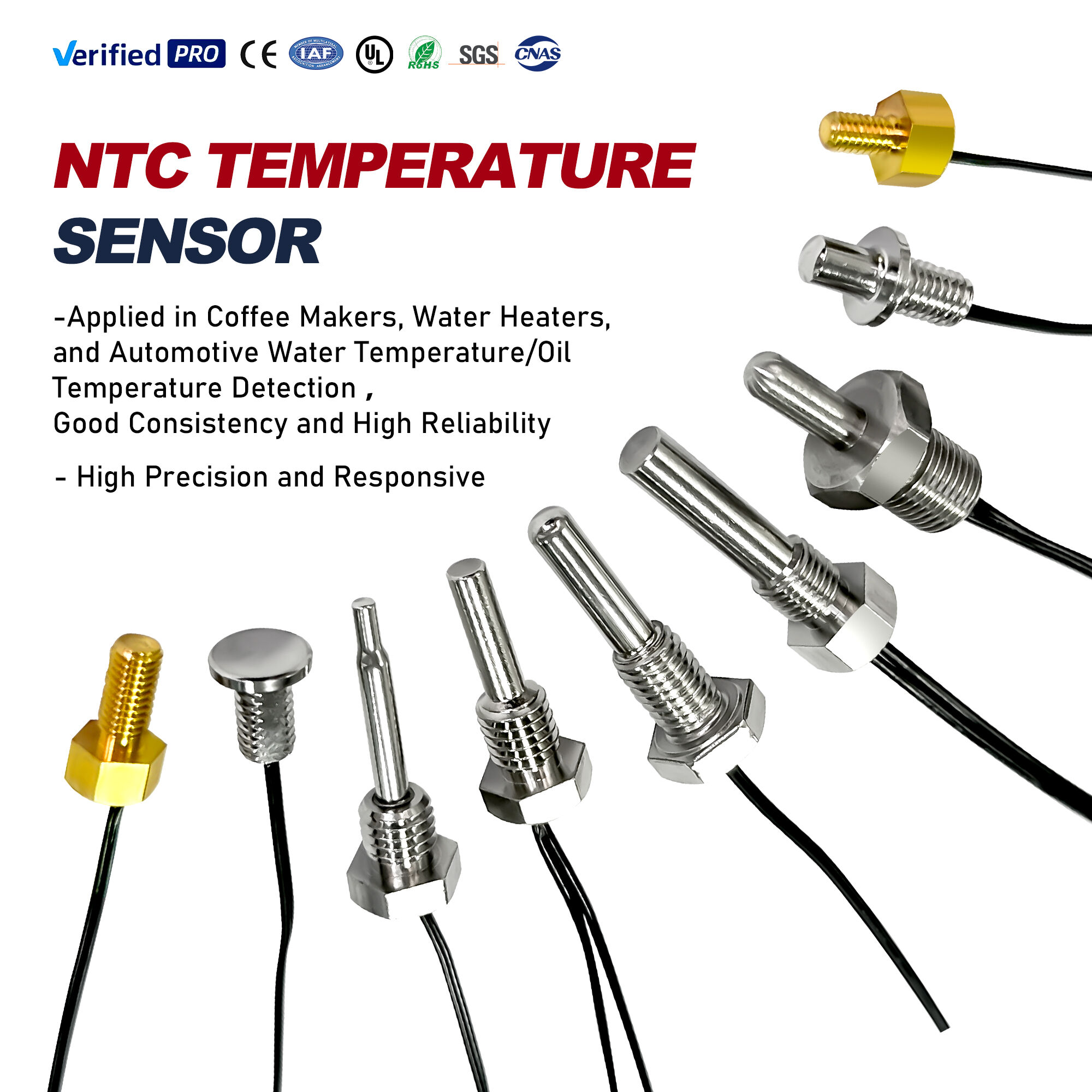 Sensoare premium de temperatură HVAC pentru aplicații diverse
