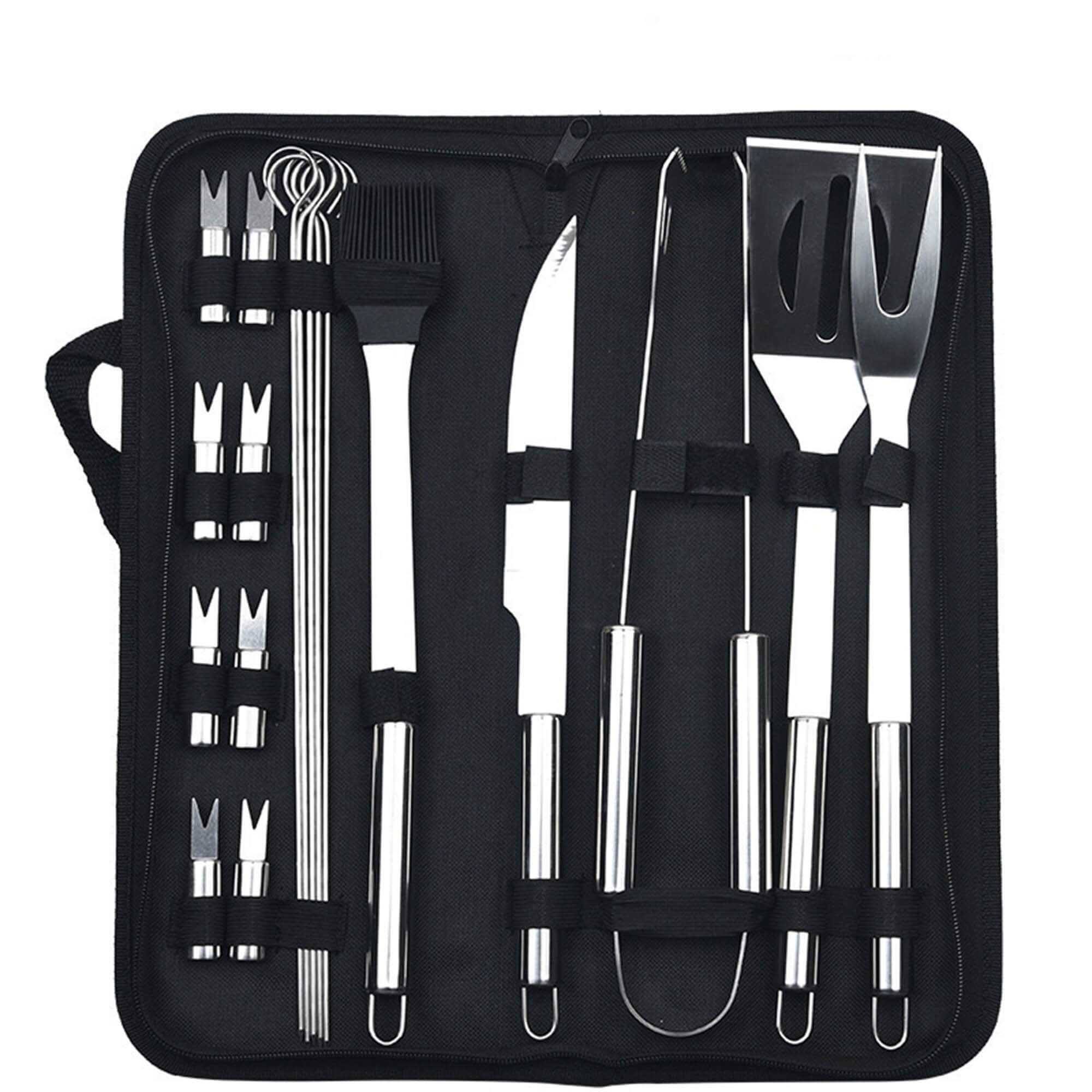 Grilling kit stainless steel cutlery utensil bbq tool set supplier