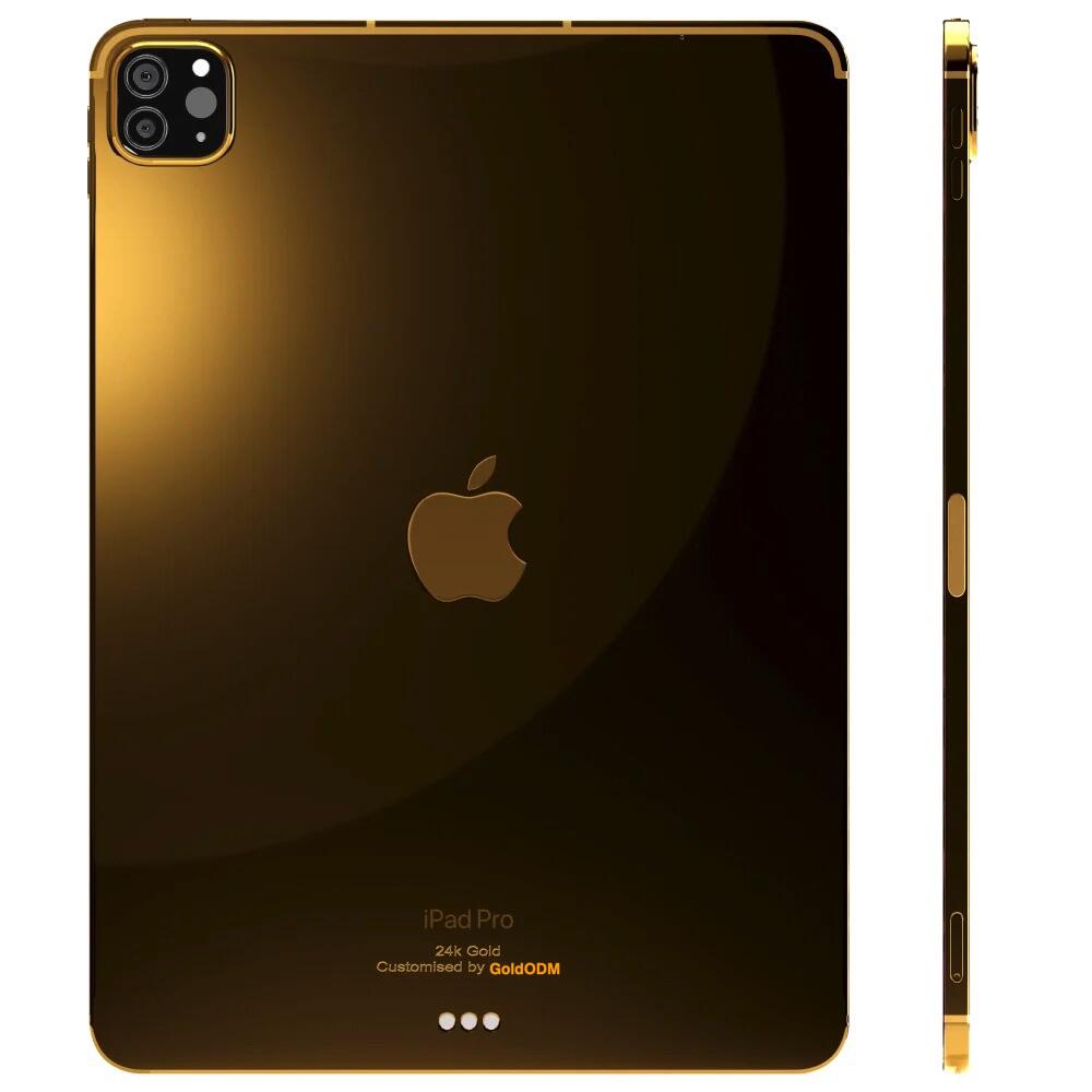 Custom Gold iPad pro