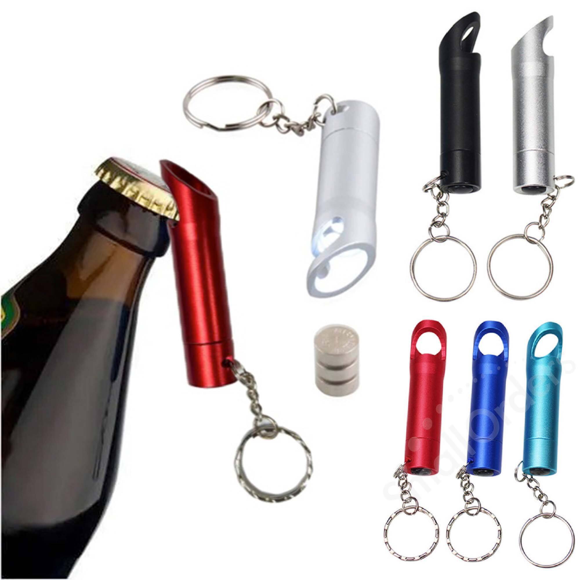 custom bottle opener torch flashlight keyrings keychain