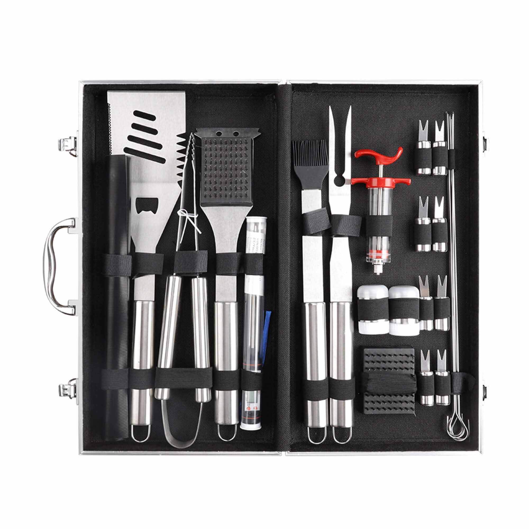 Grilling kit stainless steel cutlery utensil bbq tool set supplier