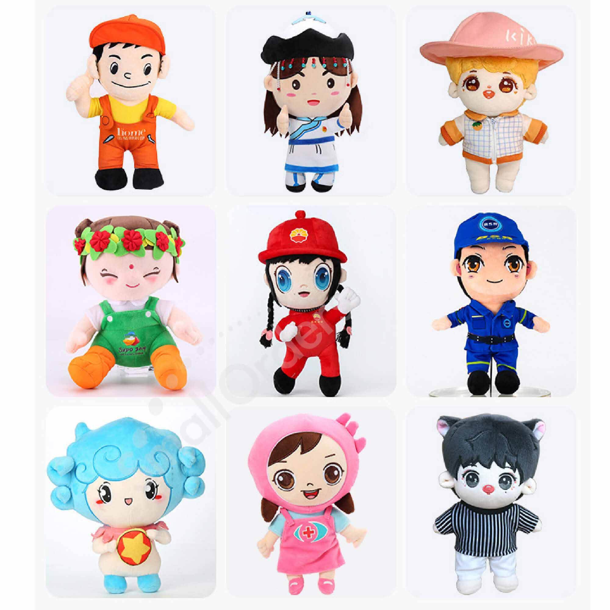 Gift plush toys custom stress toy supplier