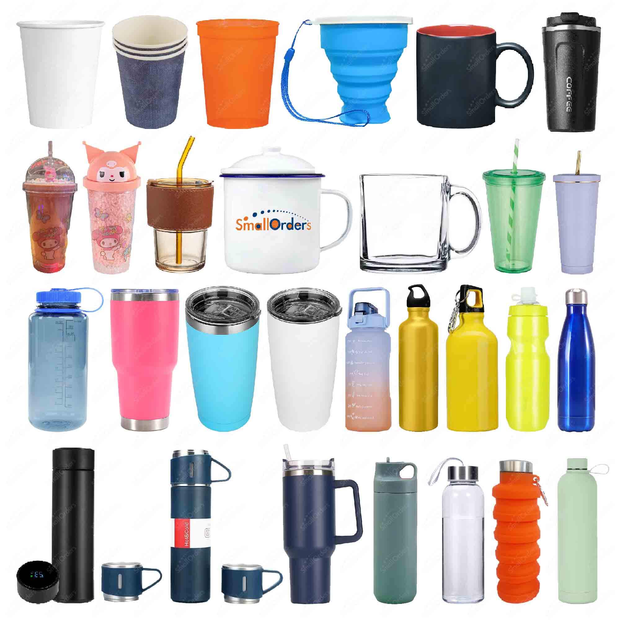 Custom logo Stainless steel water bottle with 2 cups supplier