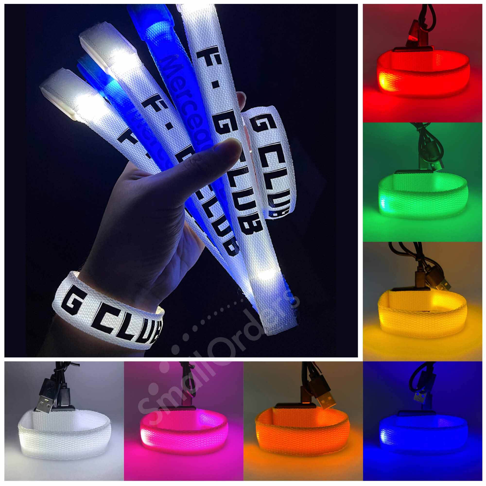 Festival Party Event Rechargeable LED Wristband