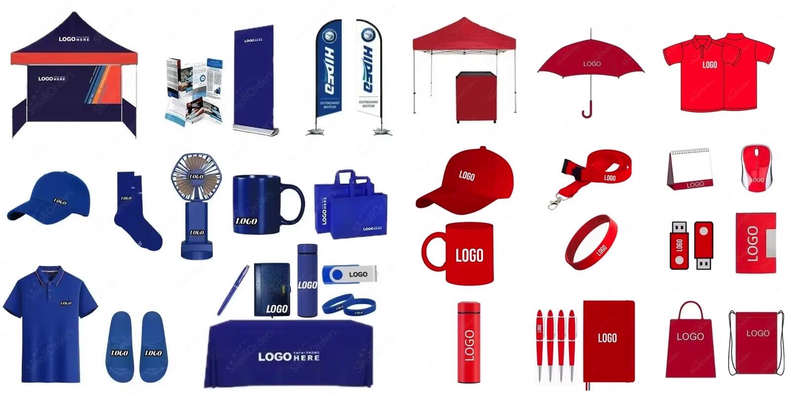 Trade show booth design and giveaway gift items factory