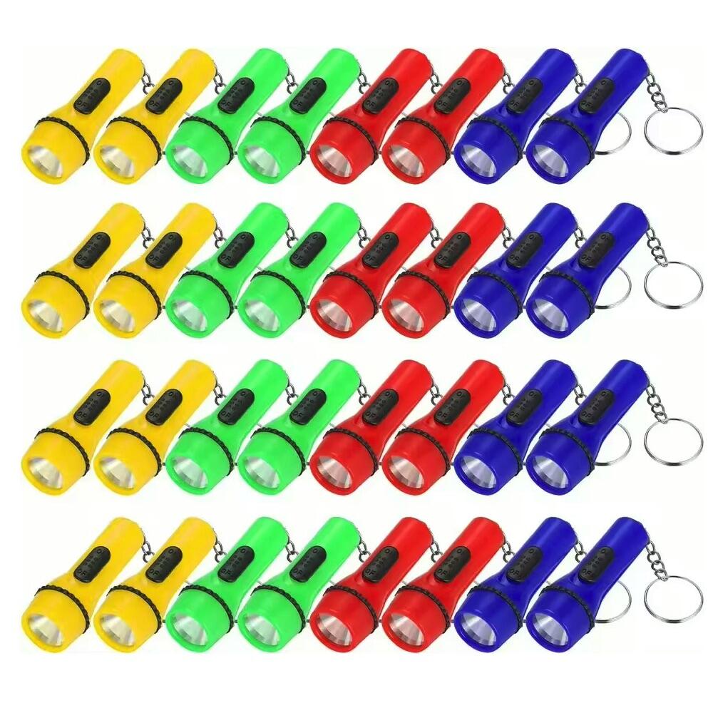 Promotional Flashlights Mini LED Flashlight Keychain Assorted Colors lampe torche led taschenlampe Promotional Flashlights