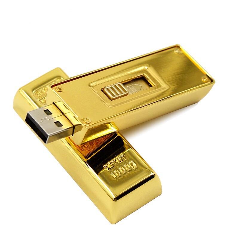 24K Gold USB Flash Driver