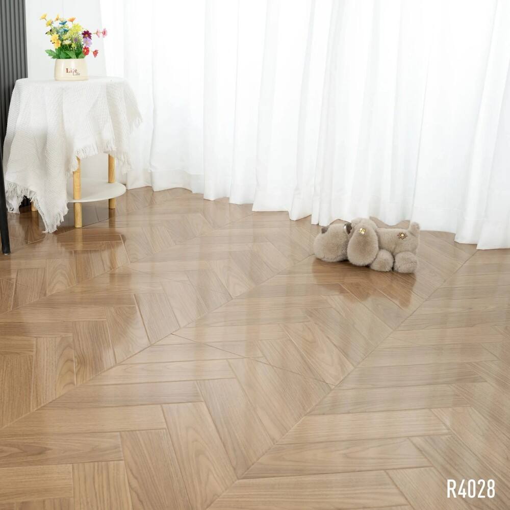 Carbon Crystal Herringbone Laminate flooring