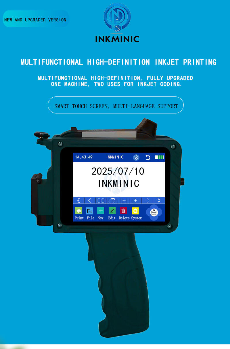 Unmatched Precision and Portability with Inkminic Handheld TIJ Printer