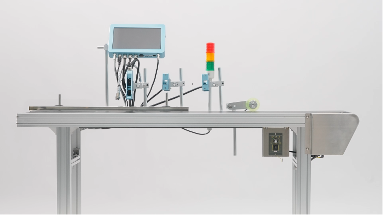 TIJ 3-head online inkjet printer demonstration operation video