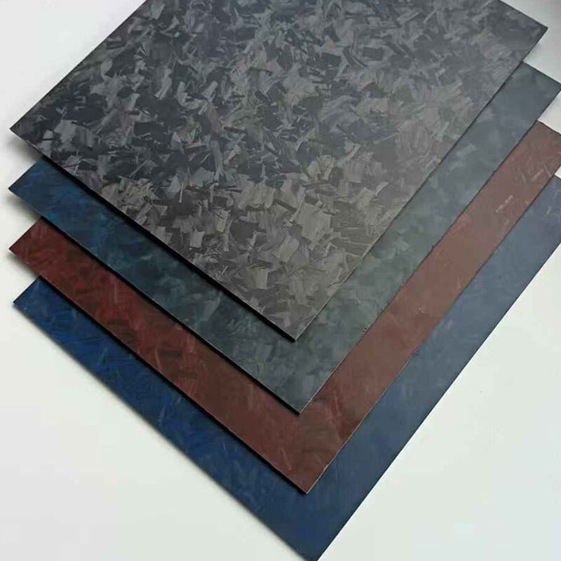 多様な用途向けのプレミアムカラー電着カーボンファイバープレート