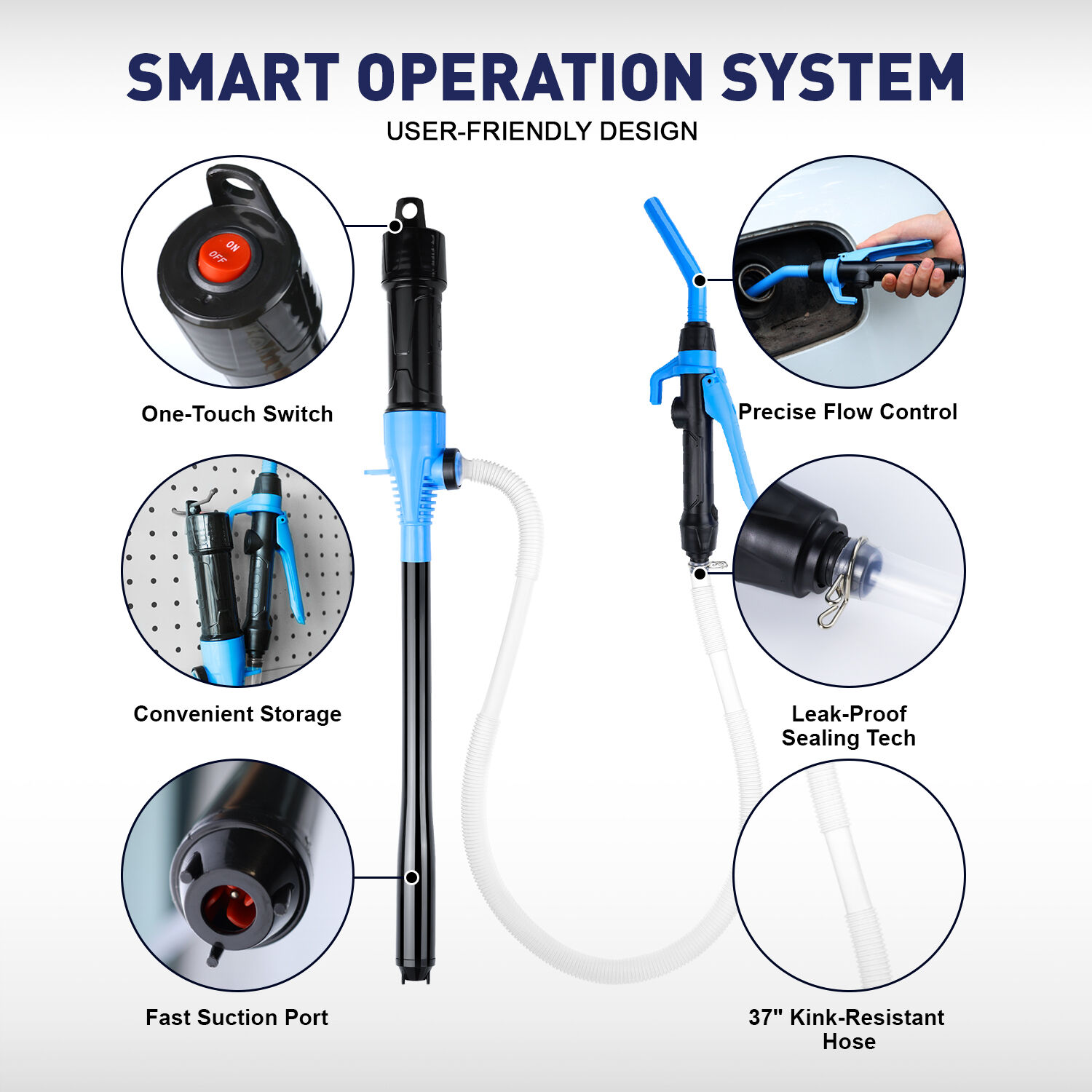 2.8GPM Battery Hand Pump Pistol Nozzle Wholesale | Fitco
