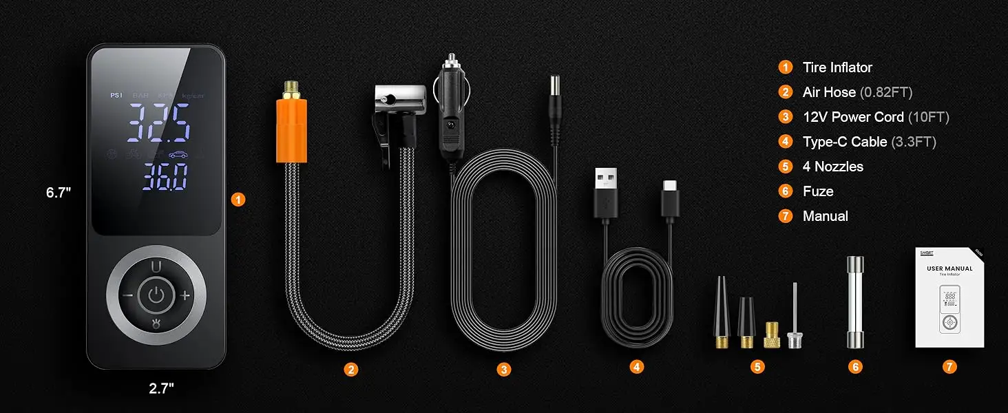 Fitco U23018 Dual-Power Cordless Tire Inflator at Canton Fair 2026