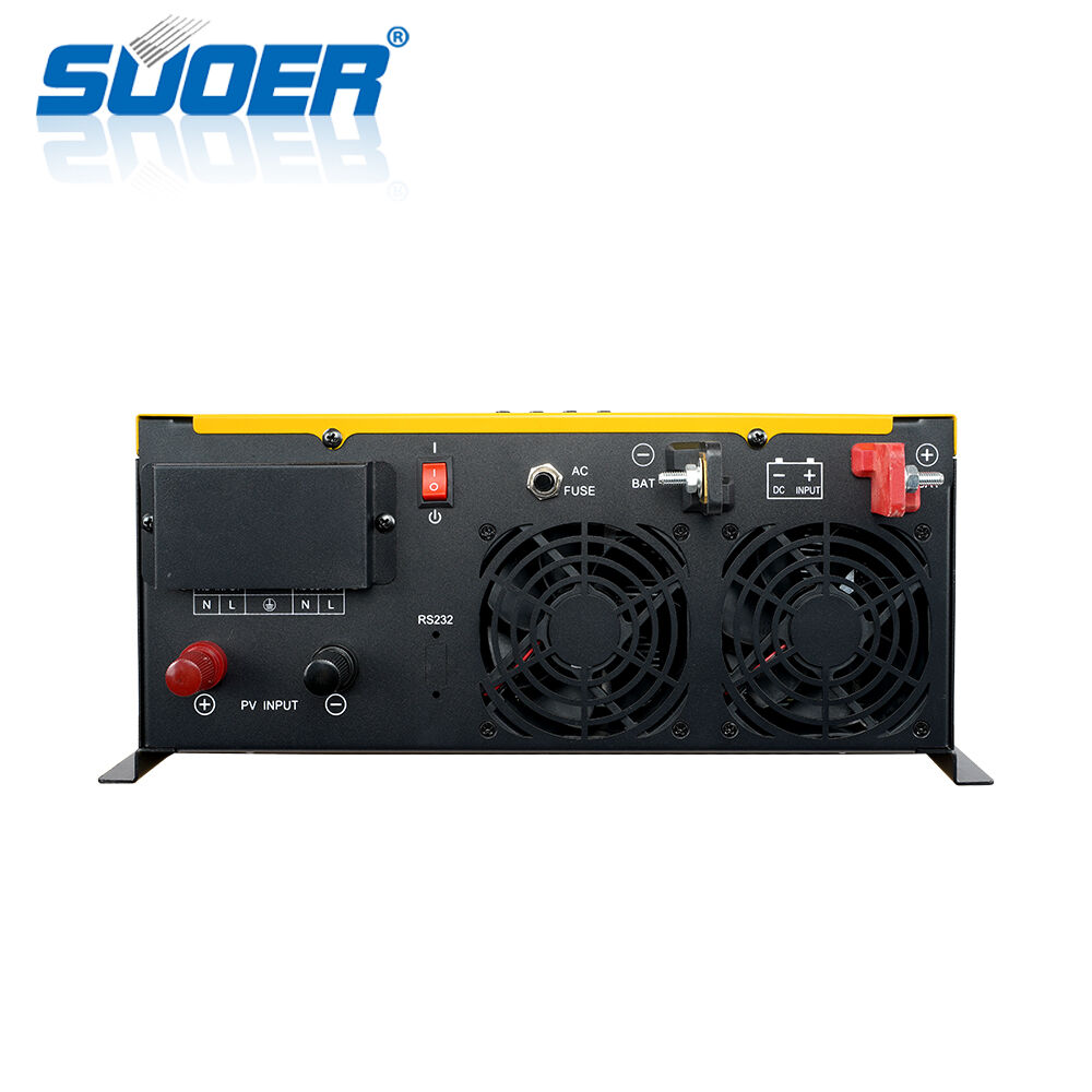 Suoer 1000VA 12V Low Frequency Hybrid Inverter with PWM Charge Controller