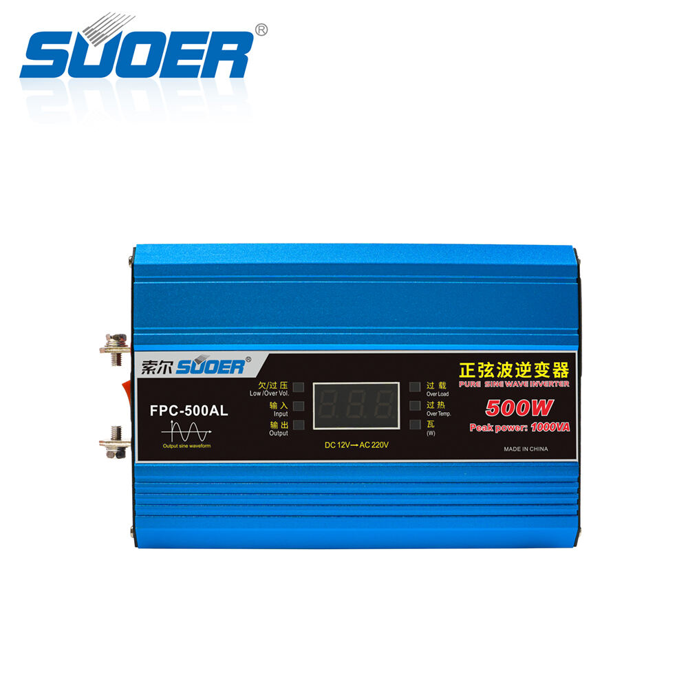 FPC-500AL 12v 220v 500W solar power Inverter Pure Sine Wave Inverter